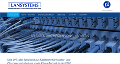 Desktop Screenshot of lansystems.de